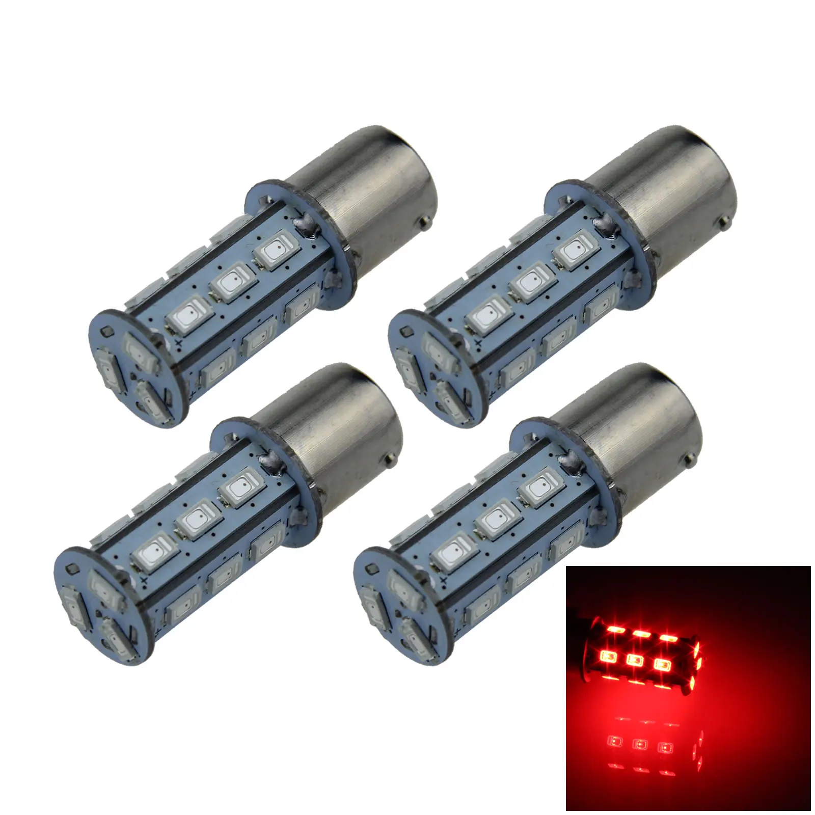 4x Red AUTO 1156 задний фонарь, световой индикатор, фонарь 5630 SMD, фонарь 706, фонарь
