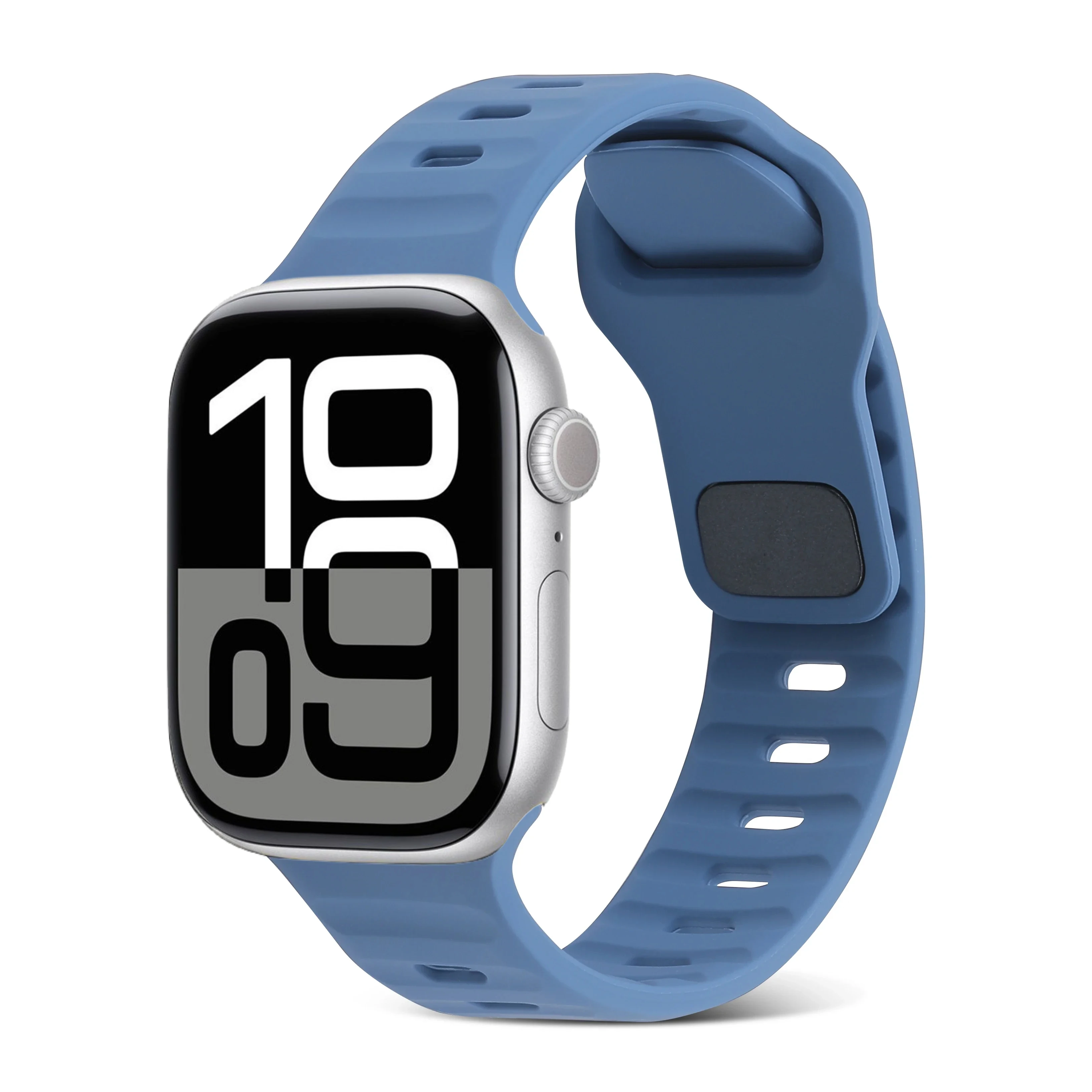 Durable Sports Silicone Strap for Apple Watch - Enhanced Comfort Wristband
