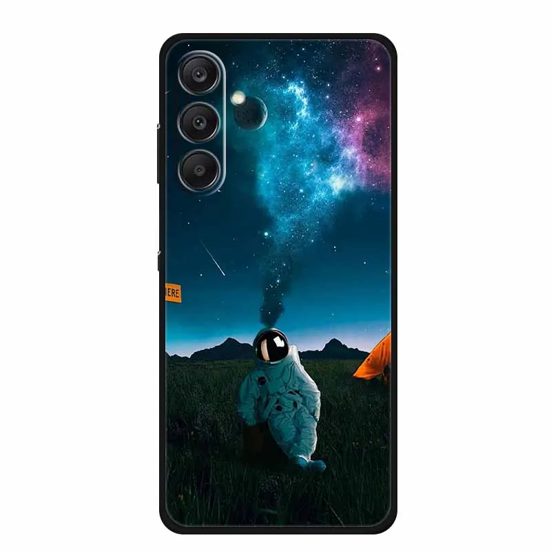 Cool Astronaut Space Soft Silicone TPU Phone Case