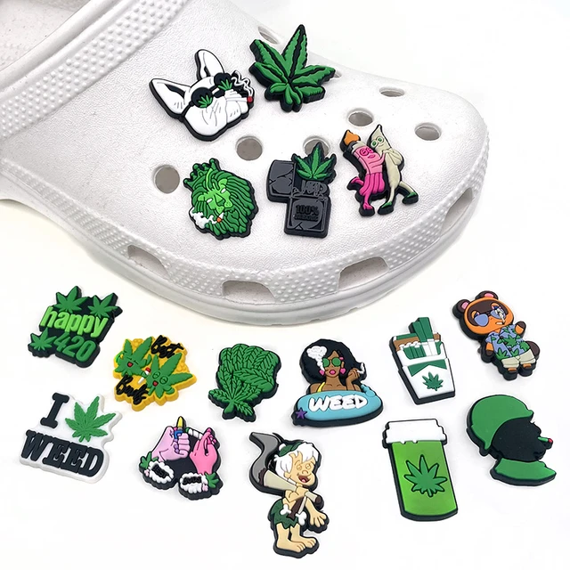 16 Types Green Plant Shoe Charms Accessories Shoe Decoration Designer Jibz  For Croc Kids X-mas Party Gift - Shoe Decorations - AliExpress
