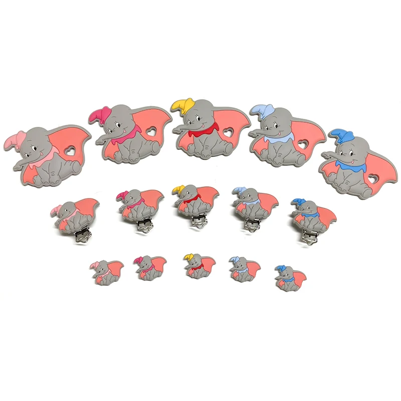 1/3/10pcs Silicone Teething Beads