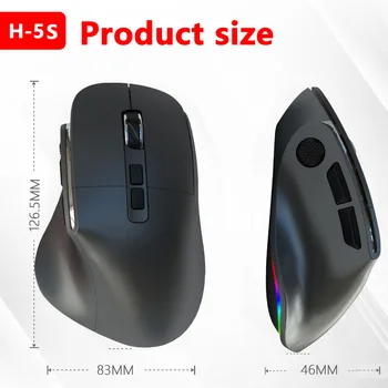Ergonomic Dual Mode Gaming Mouse Type-C Charging Computer Accessory (For PC, Mobile Phone) 3