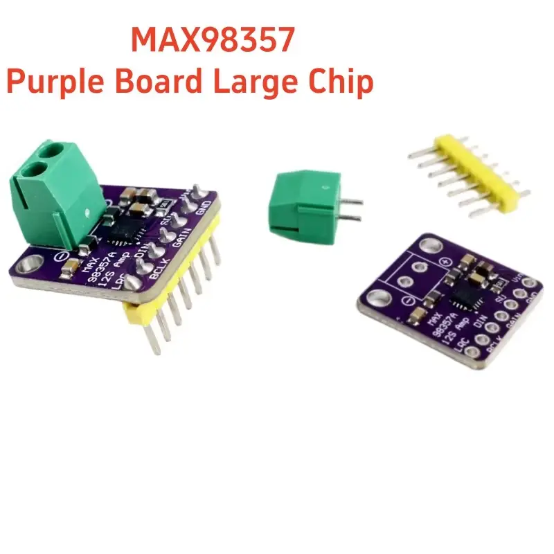 New High Quality MAX98357 MAX98357A I2S 3W Class D Amplifier Breakout Interface I2S DAC Decoder For Audio image 2