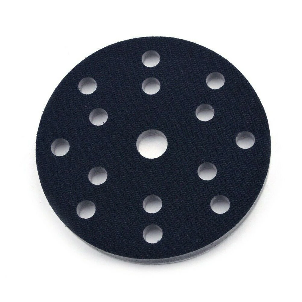 

6inch 15 Holes Sponge Interface Pad Hook Loop Sanding Disc Sander Backing Pad For Polishing Grinding Disc Abrasives Tool