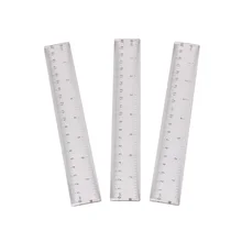 

1 Pcs,Advertising Ruler 20cm Plastic Transparent Ruler Drawing Art Tool Pupils' Stationery Ruler