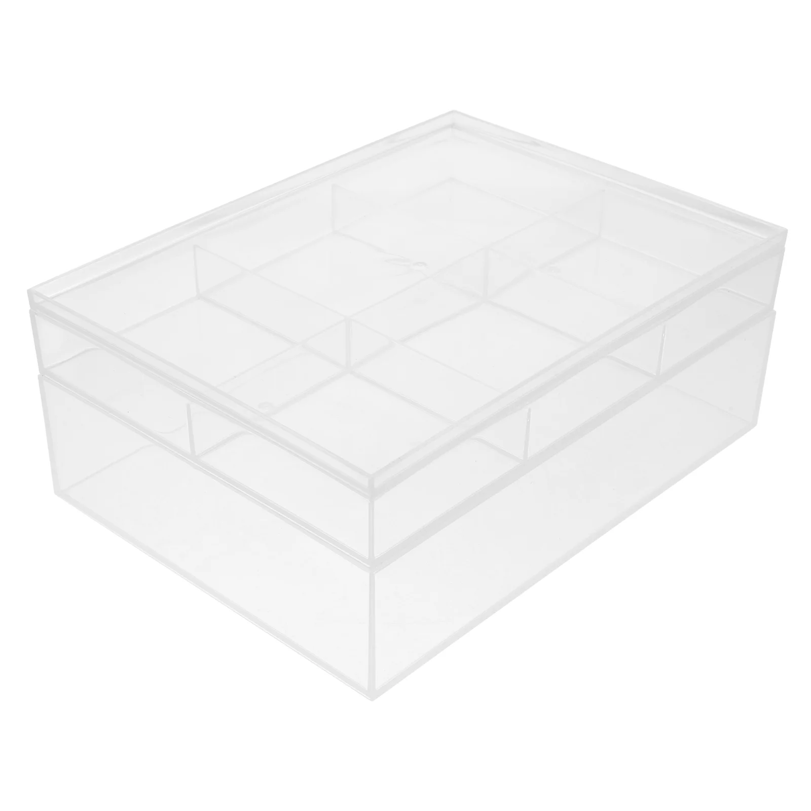 

Double Storage Box Desk Jewelry Holder Boxes Small Case Hair Clips Accessory Organizer for Container Girls