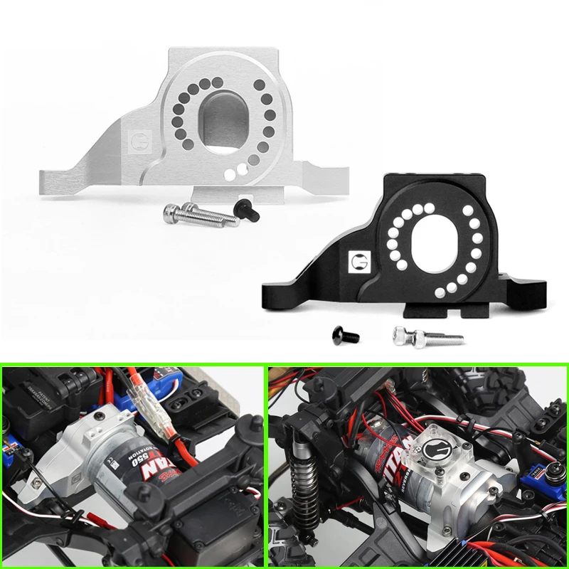 

KXRC Metal Aluminum Alloy Motor Mount Gear Cover for 1/10 RC Crawler Car Traxxas TRX4 G500 TRX6 G63 #8290 Diy Upgrade Parts