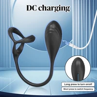 APP-Steuerung, vibrierender Analplug, Penisring für Männer, Prostata-Massagegerät, Analvibrator, Buttplug, Penisring für schwule Sexspielzeug für Männer 6