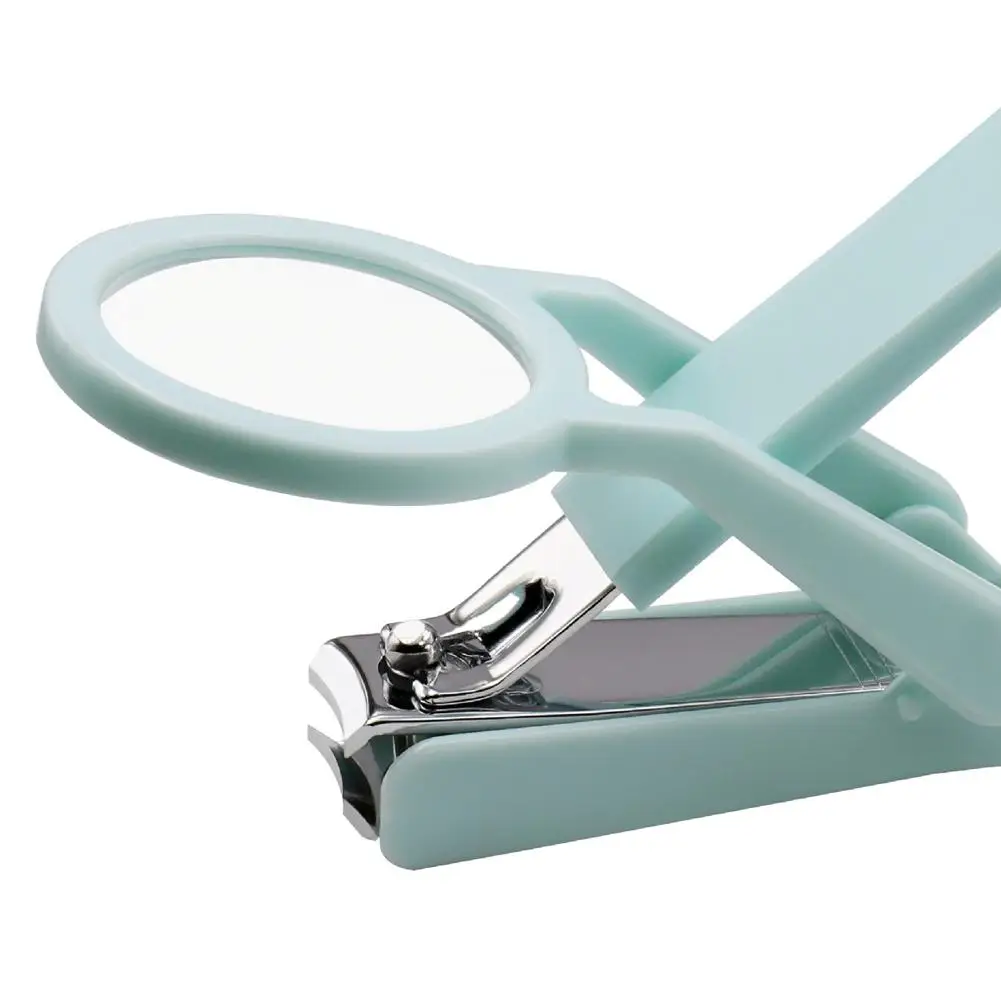 Nail Clipper with Magnifying Glass The Elderly Practical Stainless Steel Nail Clipper Anti-splash Beauty Big Clipper Tool Gifts 4