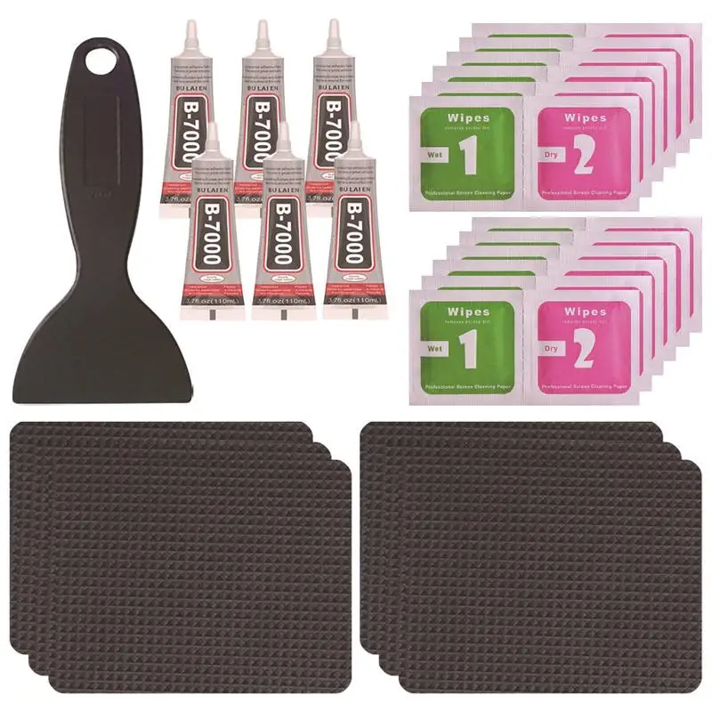  Trampoline Patch Repair Kit, Ectangular Glue on