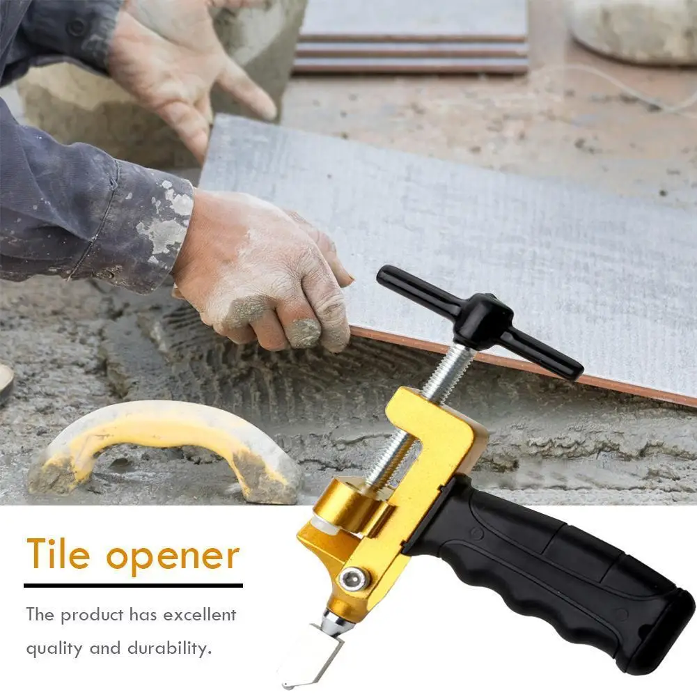 2 in 1 Ceramic Tile Opener Divider Diamond Cutting Hand Tools Portable Handheld Multifunctional Manual Glass Cutter With 2 Heads 3