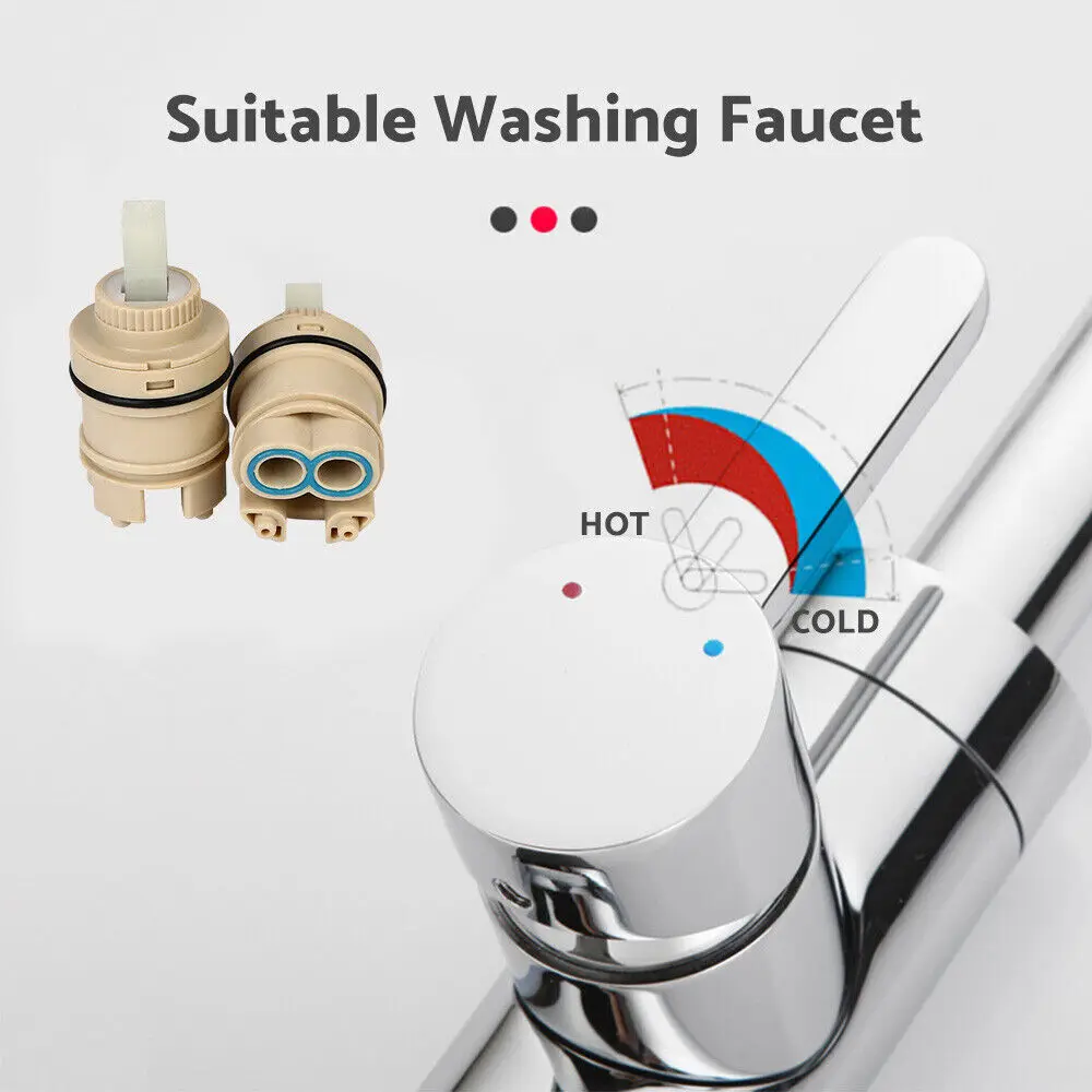 Tap Mixing High spool Valve 35mm Faucet Accessories Ceramic Cartridge Faucet Cartridge Mixer for Kitchen Bath Basin Shower 1pc faucet cartridge