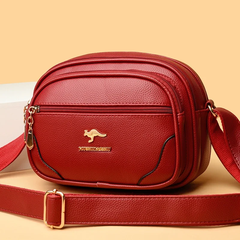 High Quality Soft Leather Women Shoulder Crossbody Bag