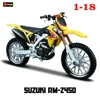 Bburago 1:18 Ktm 450 Rally 2019 Ducati Honda Kawasaki Bmw Motorcycle Static Model Die Cast Car Collectible Gift Toy Car 4