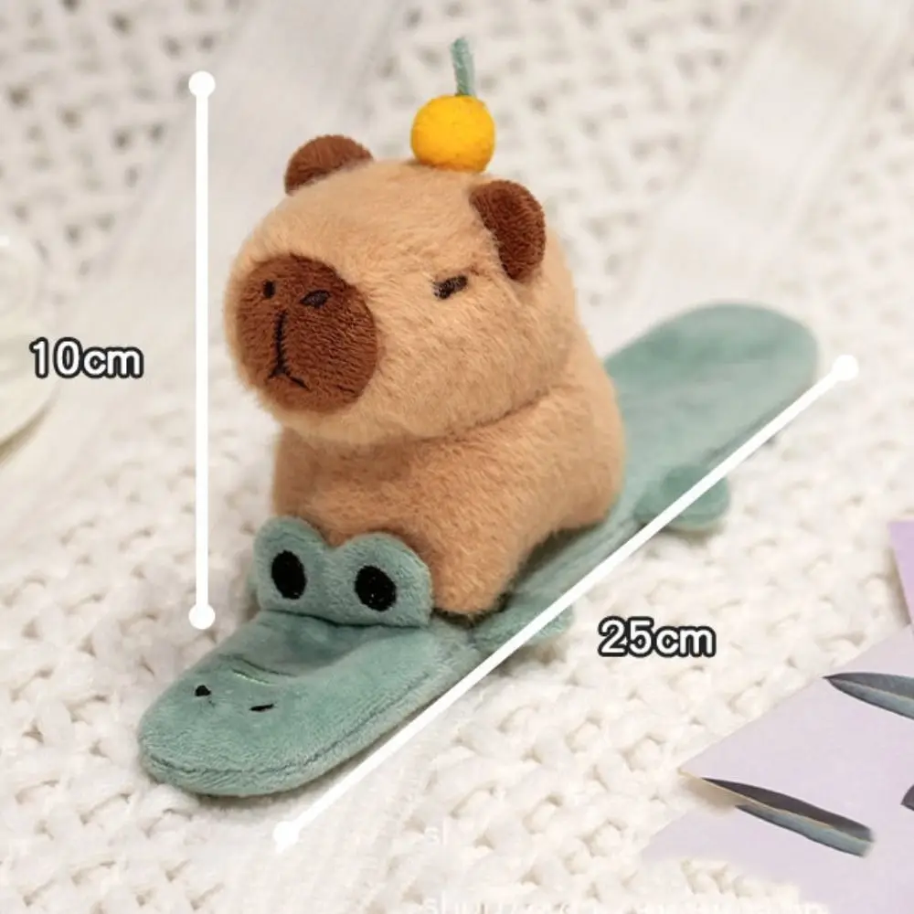 Cat Slap Bracelet Series Wrist Style Simulation Plush Doll Slap Bracelet Cute Doll Puppy Capybara Plush Wrist Band Christmas Toy