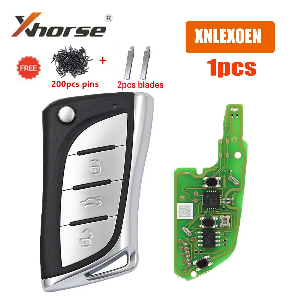 

1pcs XHORSE XNLEX0EN VVDI Universal Wireless Remote Key for L-exus 3 Button Car Remote Key for VVDI Mini KEY Tool with Key Blade