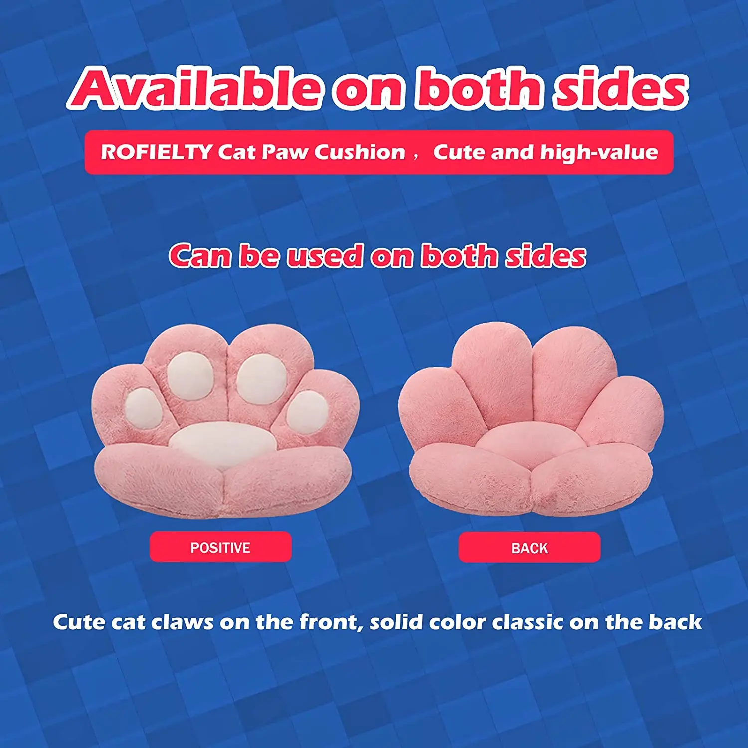 Cat Paw Cushion Lazy Sofa Office Chair Seat Cushion Cute Gaming Comfortable and Soft Floor Cushion 4