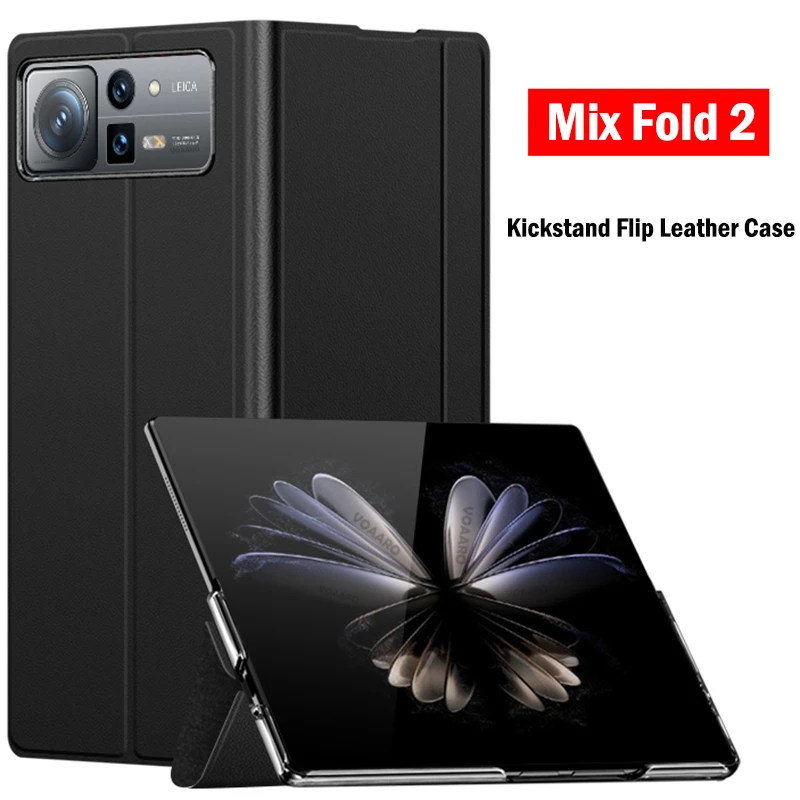 

Кожаный чехол-книжка с подставкой для Xiaomi Mix Fold 2