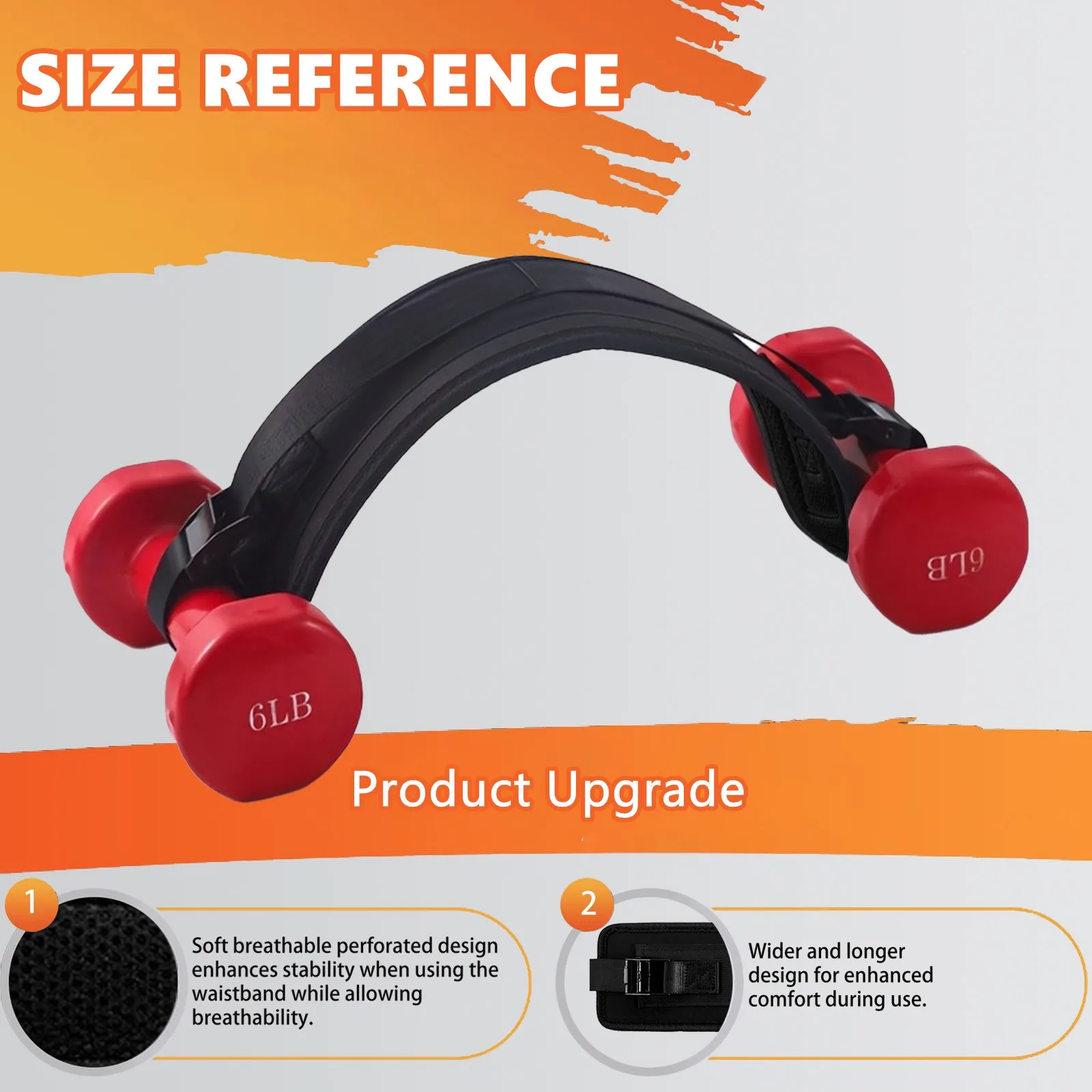 Gym Accessories Weight Lifting Waist Strap Hip Thrust Belt For Glute Bridge Squat Lunge Dip Exercises