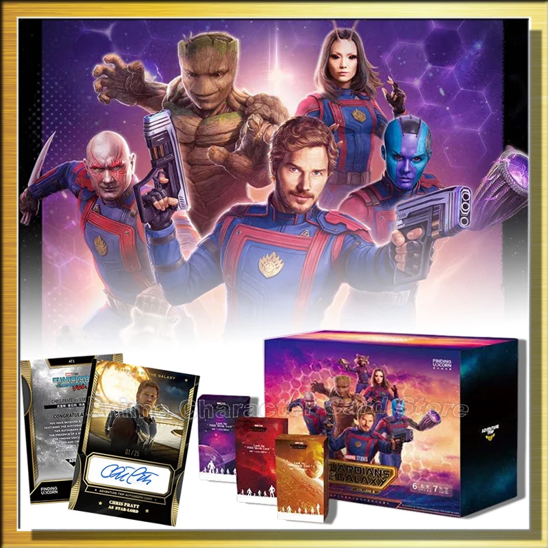 Originale Marvel Guardians Of The Galaxy Card Numerato Graffiti Signature Cards Personaggio Del Film Star-Lord Groot Rocket Raccoon
