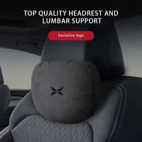 Car Headrest Lumbar Support Pillow Spine Neck Pillow Seat For Xpeng P9 P7 P7i P8 V2l G3 G3i G9 P5 X2 N5 F30 H93 Accessories Logo 1