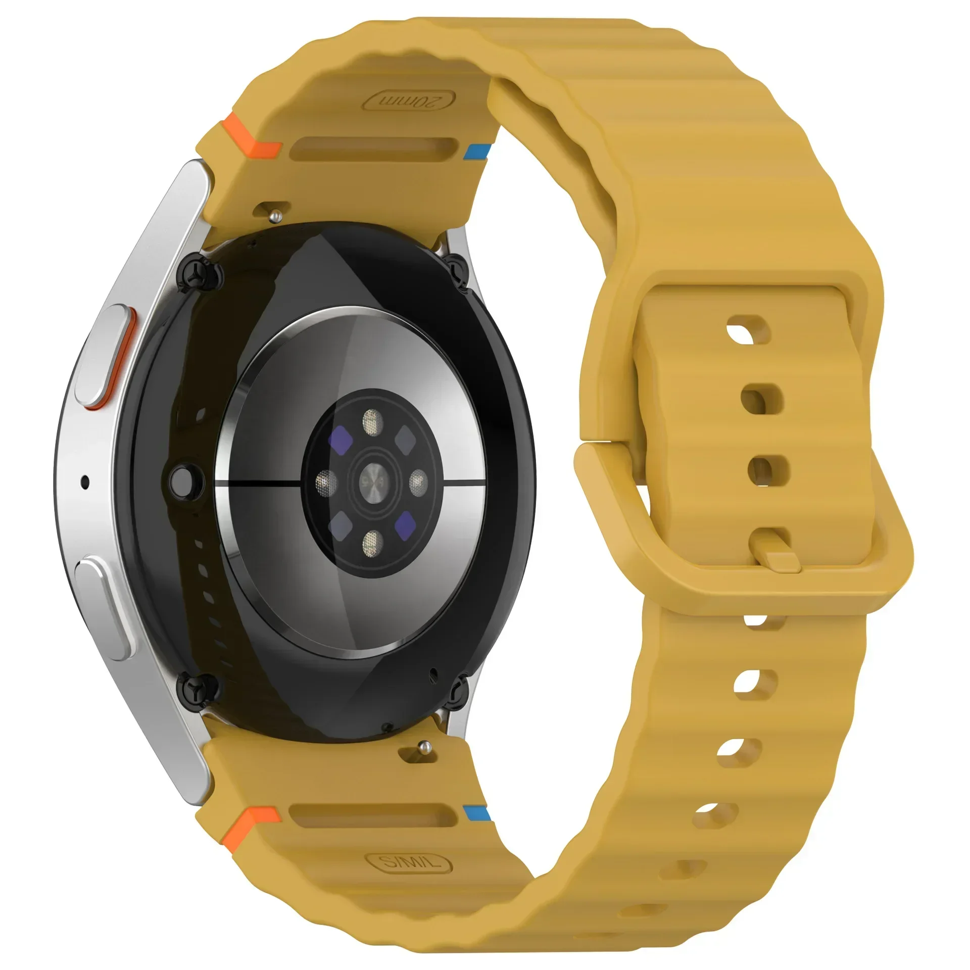 Enhanced Sport Silicone Watch Strap - Original Wristband for Samsung Galaxy Watches
