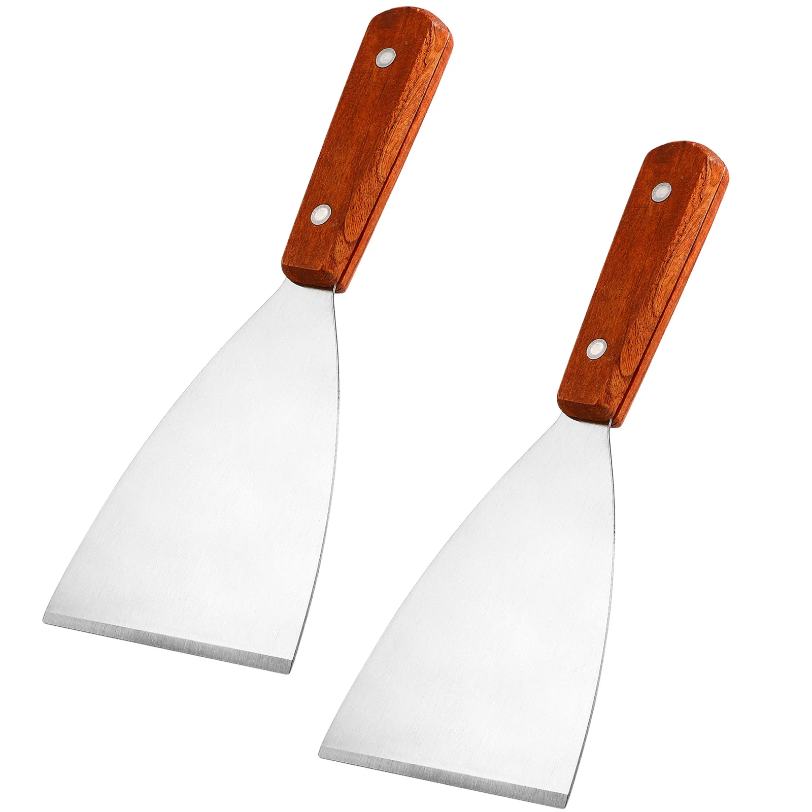 

Grill Spatula Cooking Tools Griddle Short Scraper Steak Stainless Steel Pizza