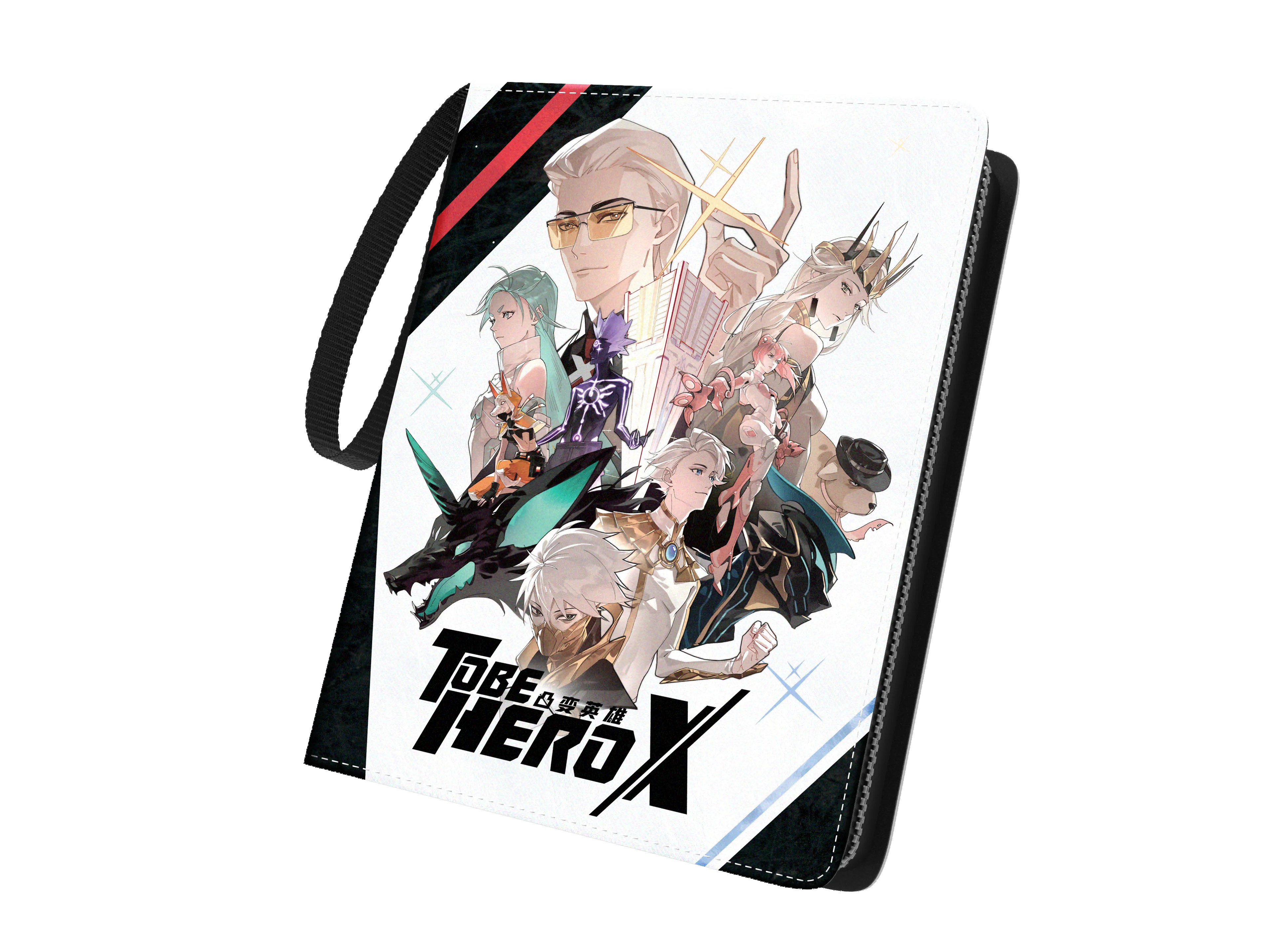 To Be Hero X Acrylic Collection Card Binder 3 Pockets(red) & 4