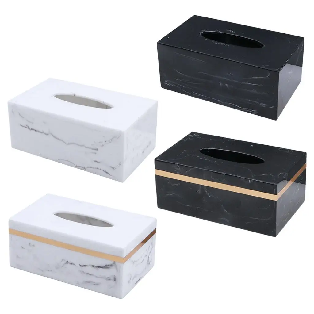 

Square Boxes Decoration Durable Resistant Tissue Box Holder Square for Hotel
