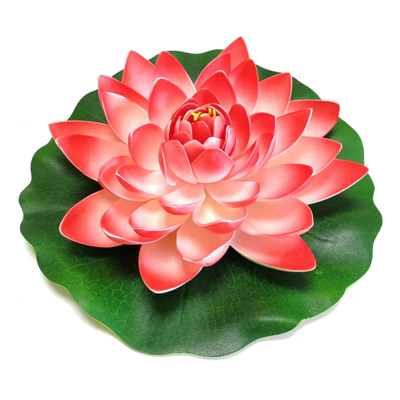Floating Lotus Artificial Flower - Lifelike Water Lily for Pond and Garden Decoration