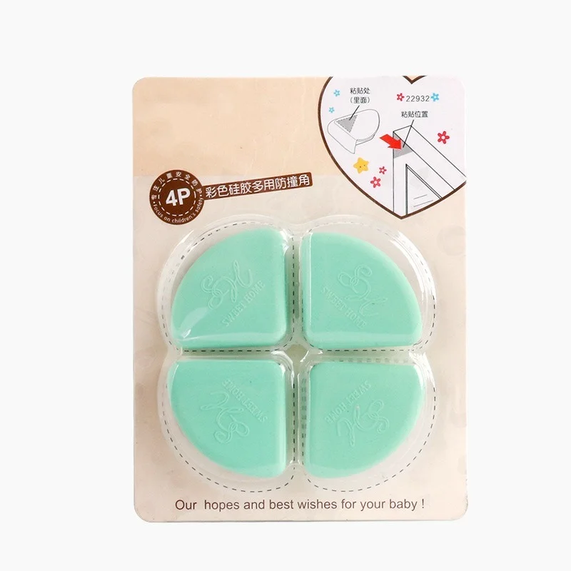 Safety Glass Table Corner Protector Guards For Baby Toddler Kids Head Furniture Edge Anti-collision Bumper Pad Cover 4pcs/set silicone table corner protector table corner protector table edge protector furniture anti collision strip