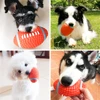 Squeaky Dog Toys Interactive Puppy Chew Toy Latex Pet Molar Cleaning Teeth Anti Bit Floating Ball French Bulldog Pug Supplies 5