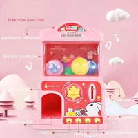 Children Fun Egg Twisting Machine Toys Cute Gashapon Machine Play House Learning Education Toys Candy Game Machine Toys Gifts 2