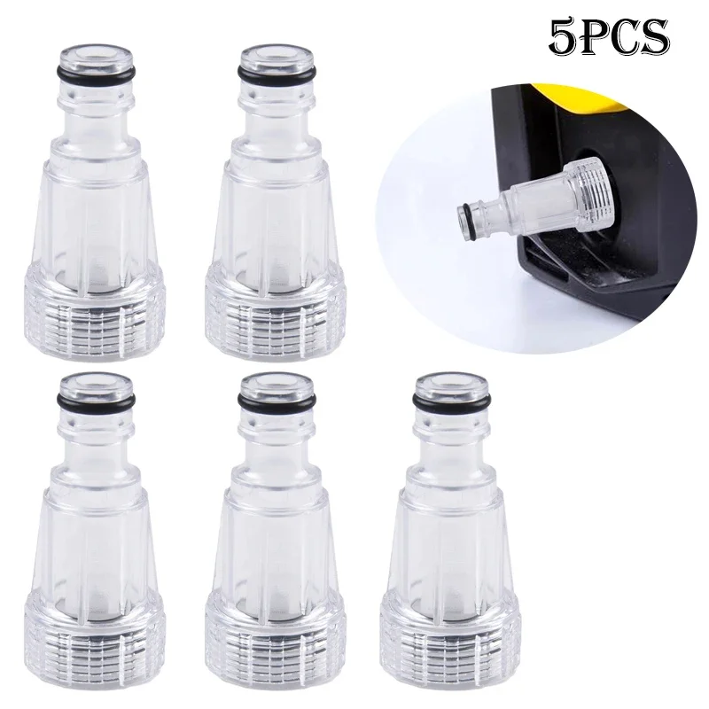 

5Pcs 175PSI High Pressure Washer Water Filter Automobile Washing Machine Water Connector For Karcher K2-K7 Pressure Washer