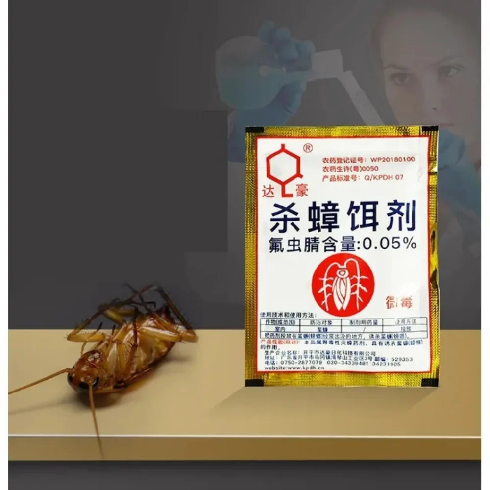 Cockroach Killing Bait Powder Effective Insect Repellent for Kitchen Bug Beetle Cucaracha Medicine Insect Reject ant Control
