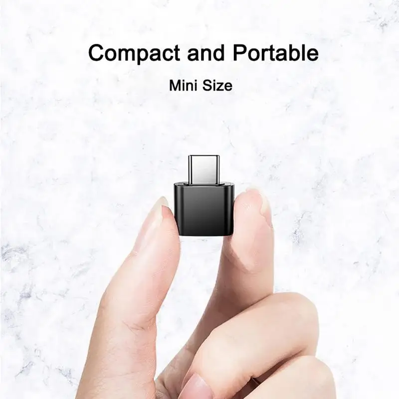 Otg C타입 변환기용 휴대용 USB 암형 변환기, 여행용 액세서리, 우수한 방열 소형 가제트