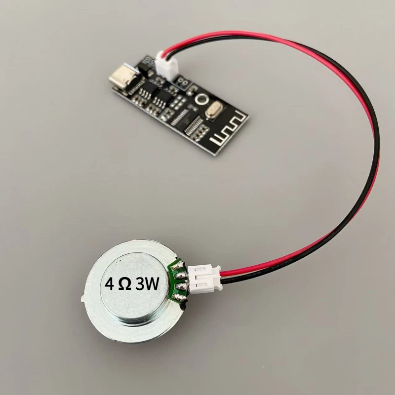 SOTAMIA 27mm Resonance Vibration Speaker 4 Ohm 3W DIY Bluetooth Speaker 5Wx2 Bluetooth Power Amplifier Audio Receiver Module 6