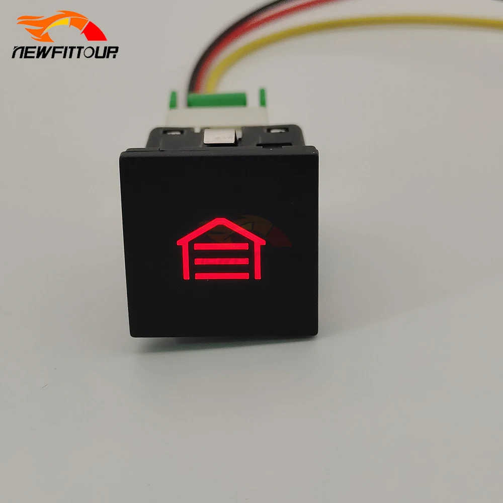 

For VW Golf 6 Jetta 5 MK5 Caddy EOS Scirocco Car Red LED Light Garage Switch Button Power On Off Switch