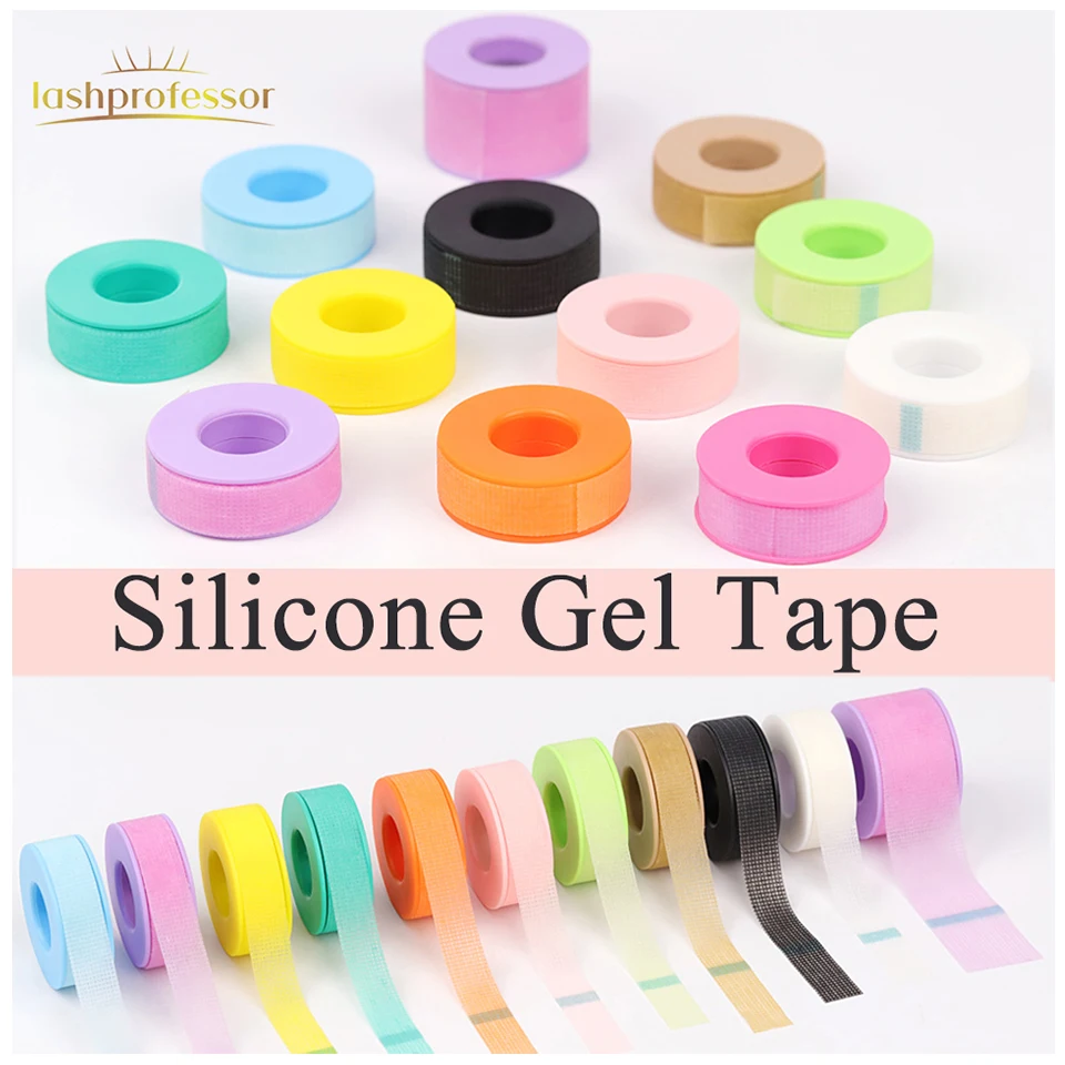 

Non-Woven Silicone Gel Tape For Lash Extensions Multi Use Breathable Sensitive Skin Under Eye Pad Makeup Tools Supplies Patches