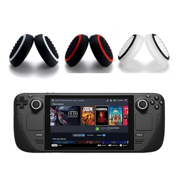 Silicone Soft Thumb Stick Grip Cap Joystick Cover Protector For Steam Deck/Oled For ASUS ROG Ally X Game Console Thumbstick Case 1