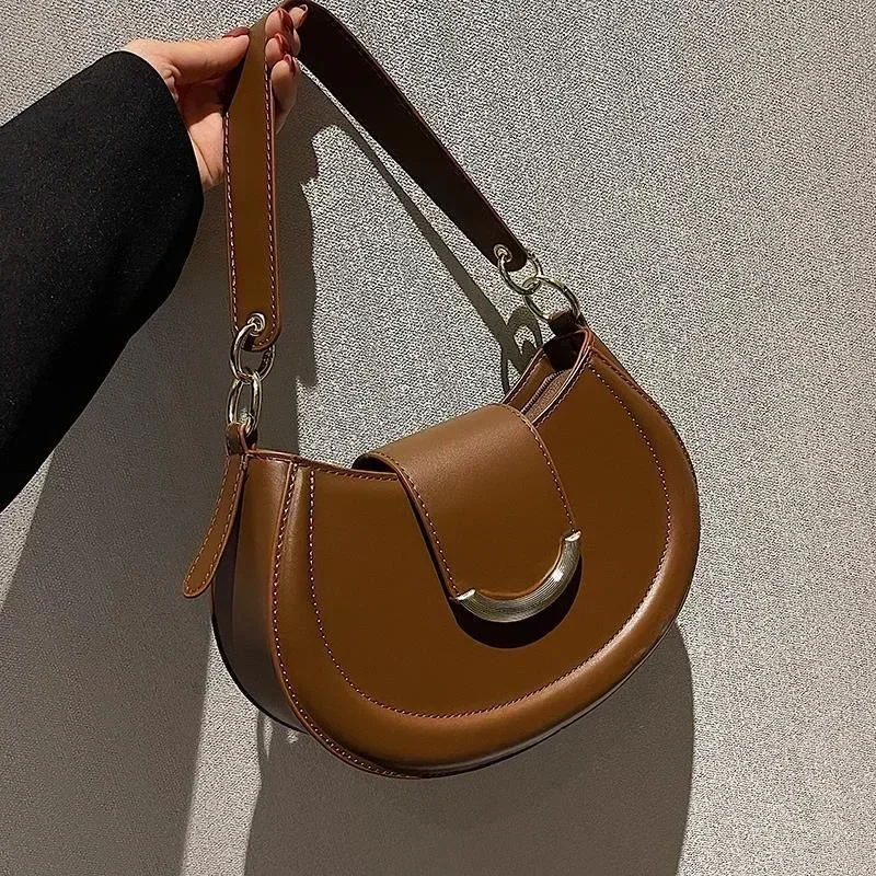 Borse a tracolla ascellari per donna alla moda hobos in pelle PU piccole borse a tracolla sottobraccio e borsette per donna_voghion.com