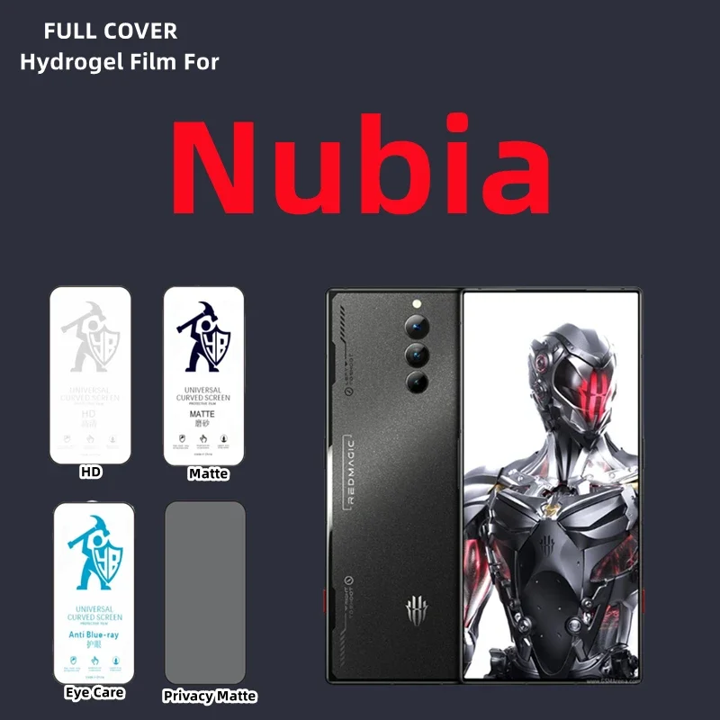 Pellicola Idrogel Hd 2 Pezzi Per Nubia Z40Pro Z40S Pro Z50 Pellicola Salvaschermo Opaca Per Nubia Red Magic7 Magic8 Pro Plus Privacy Matte