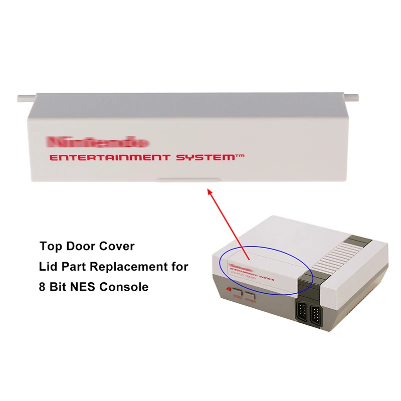 

5pcs/Lot Replacement Top Door Cover Flip Part the Original Card Cartridge Slot for Nintendo NES Console System