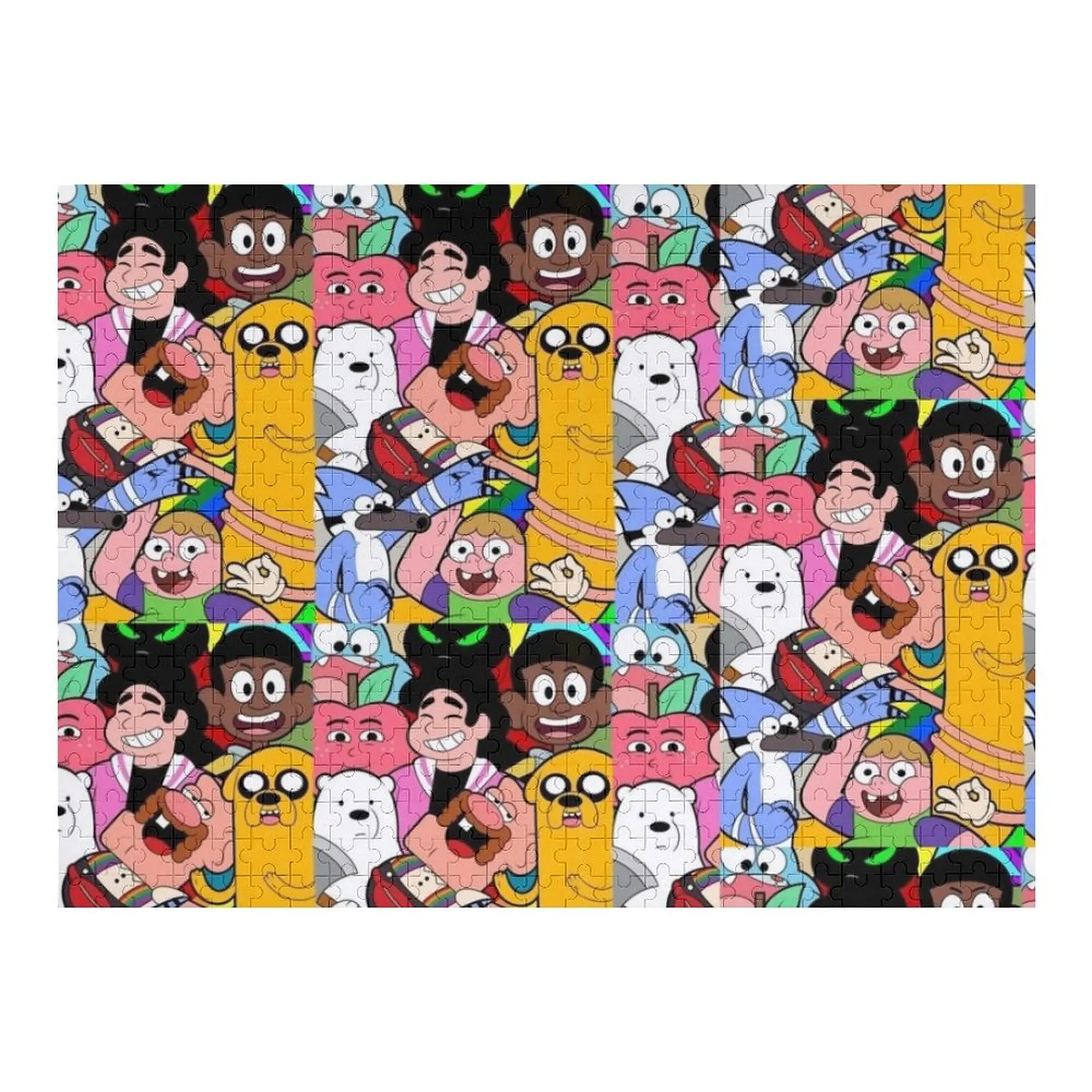 

Cartoon network Jigsaw Puzzle Custom Wood Animal Toddler Toys Puzzle