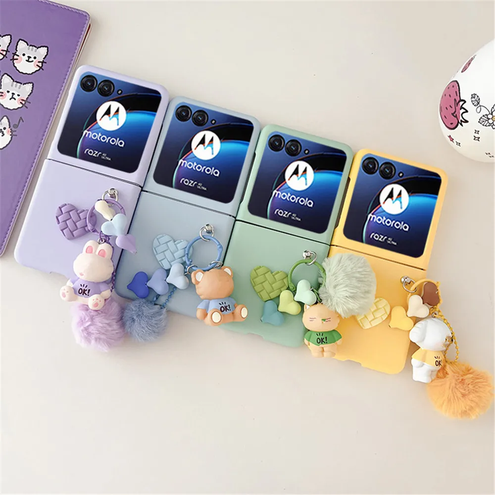 Fashiona Cute Cartoon Heart Phone Case Per Motorola Razr 40 Ultra Case Per Moto Razr 2022 Cover Razr 40 Ultra 2023