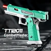 2011 CombatMaster Laser Toy Gun 2 Barrels Airsoft Gun Weapons Realistic Manual Throw Shell Gun Toy for Men Adults Boys Shooting 2