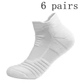 6 pairs white