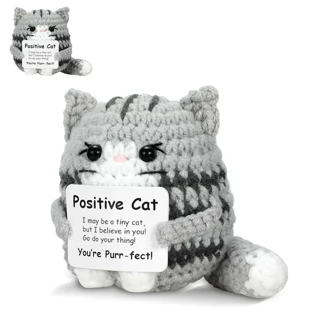 Handmade Crochet Cat Doll 1