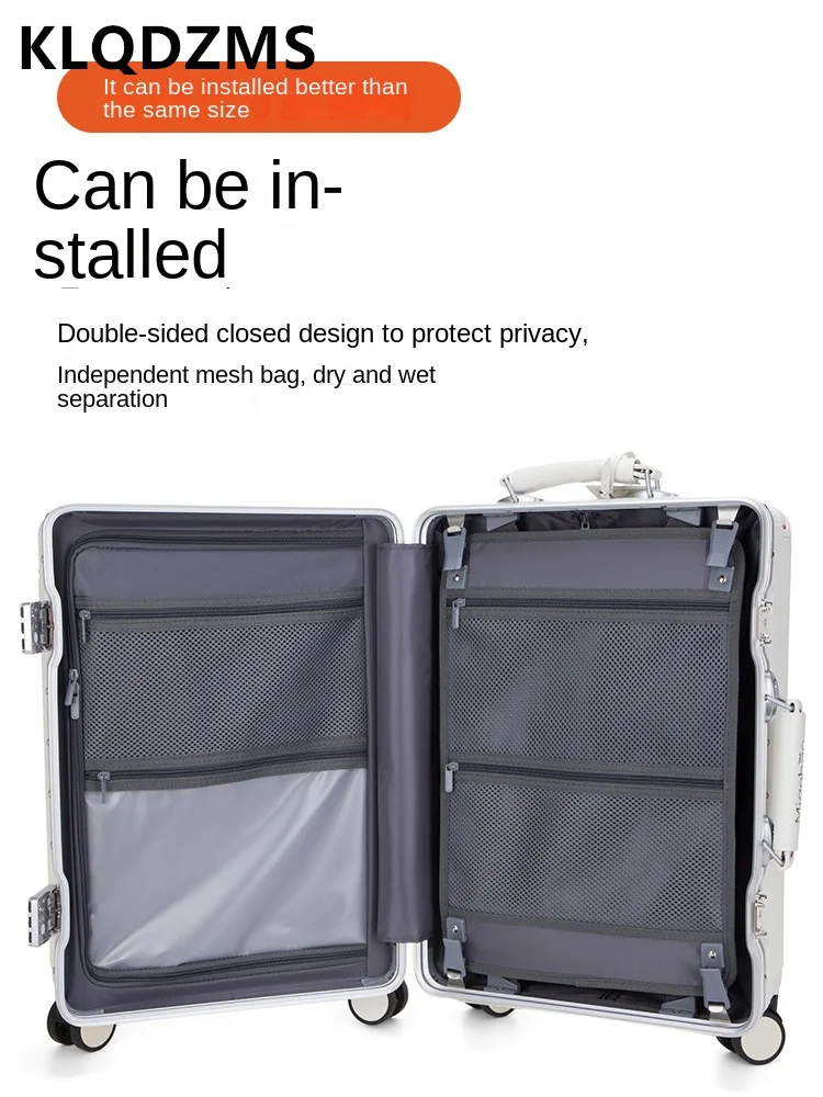 KLQDZMS High Quality Luggage Student 20 Inch PC Boarding Box 24