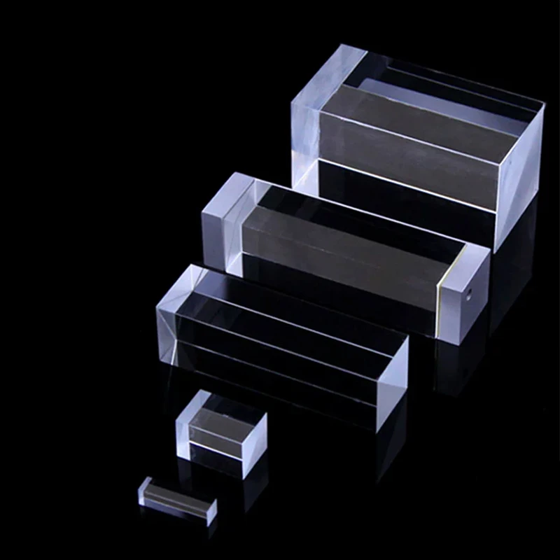 

20*20*50/100/150/200mm Glued Four Prism Optical Glass Quadratic Image Visual Refraction Right Angle Total Reflection Prisma